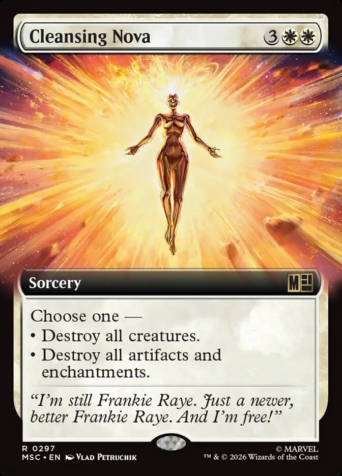Cleansing Nova card front