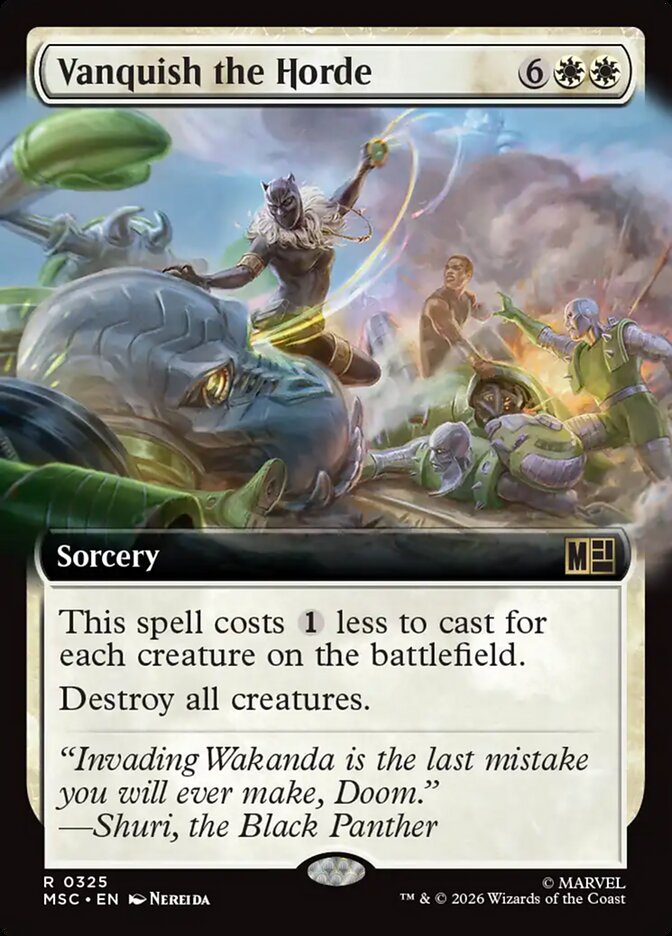Vanquish the Horde card front