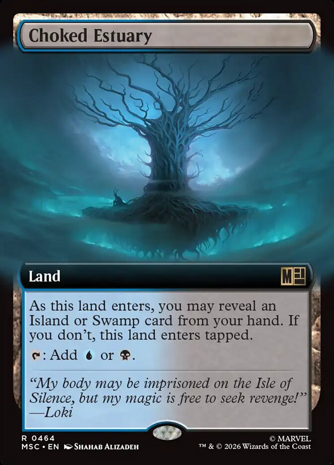 Choked Estuary card front