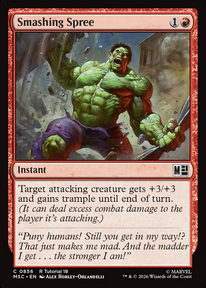 Smashing Spree card front