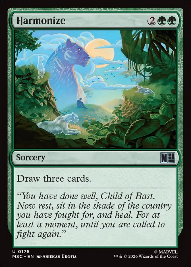 Harmonize card front