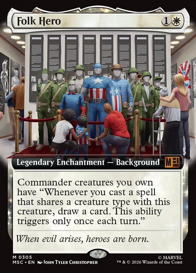 Folk Hero card front