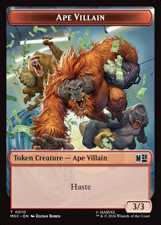 Ape Villain card front