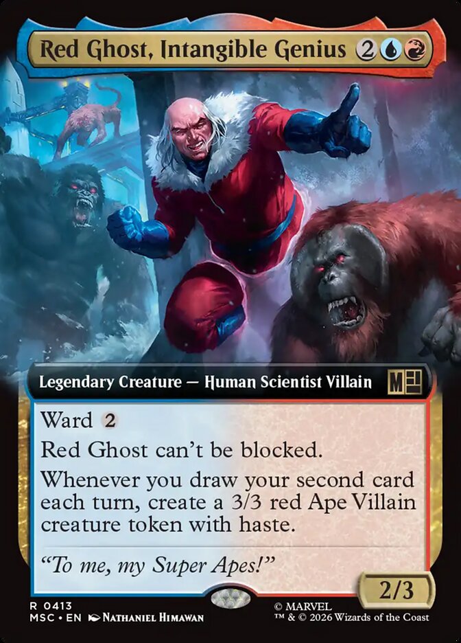 Red Ghost, Intangible Genius card front