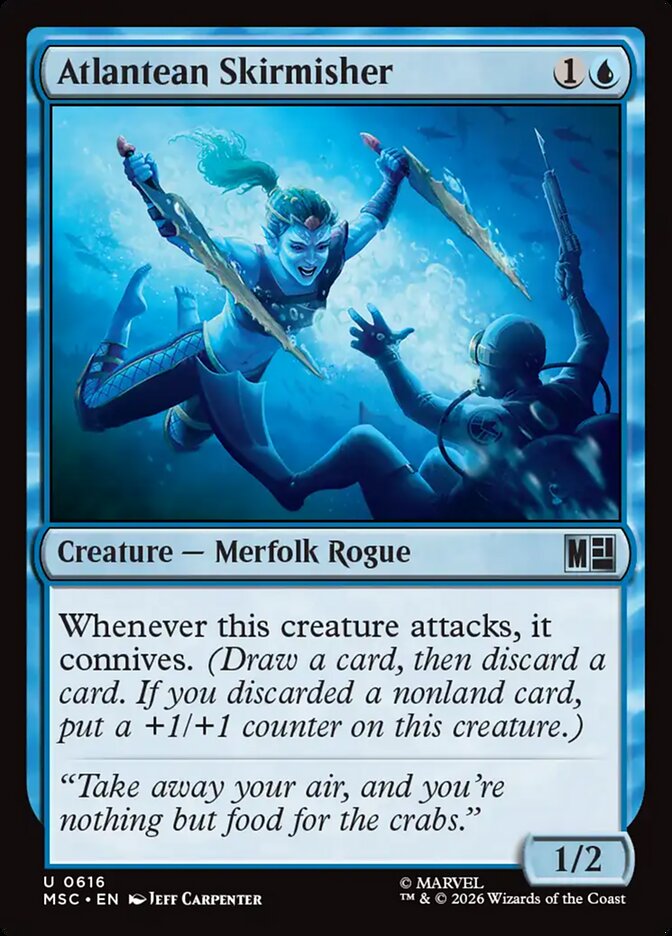 Atlantean Skirmisher card front