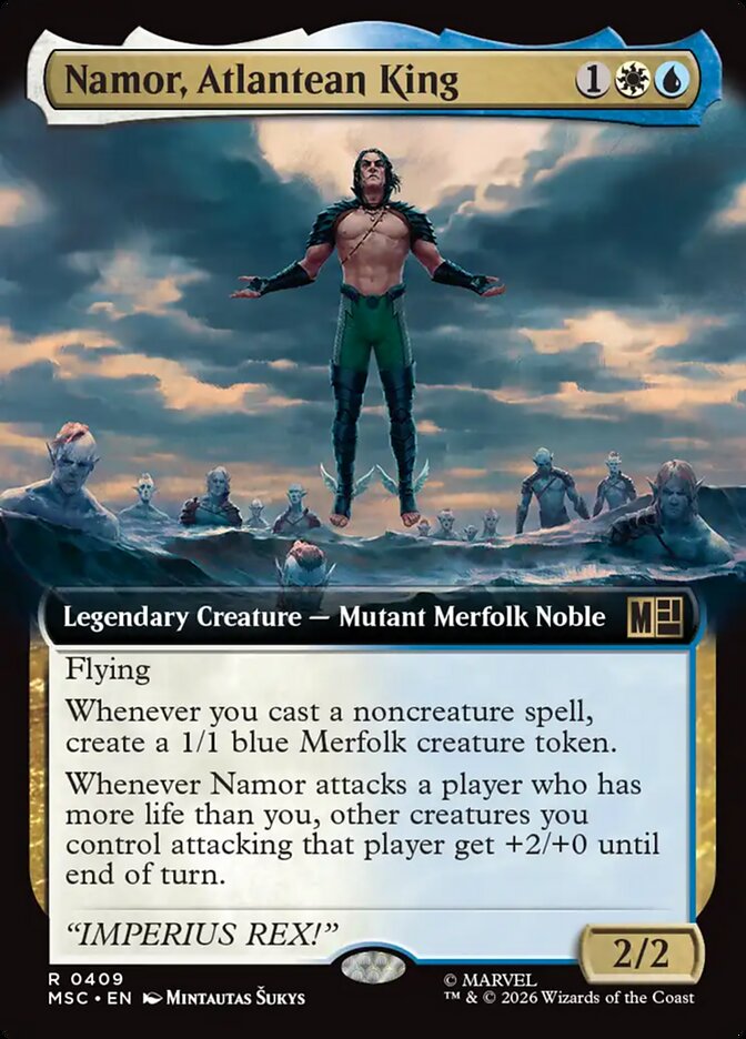 Namor, Atlantean King card front