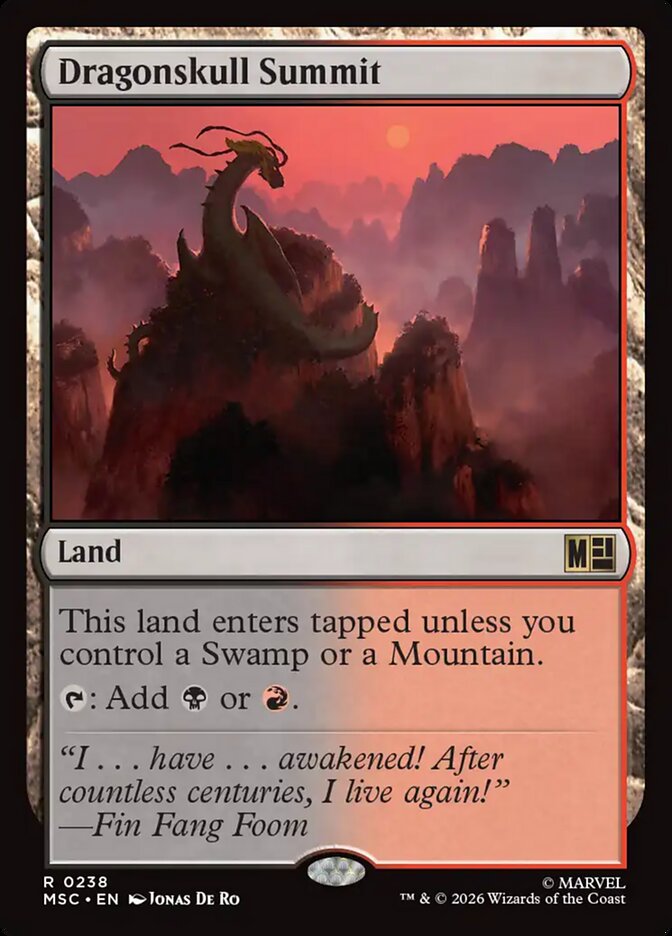 Dragonskull Summit card front