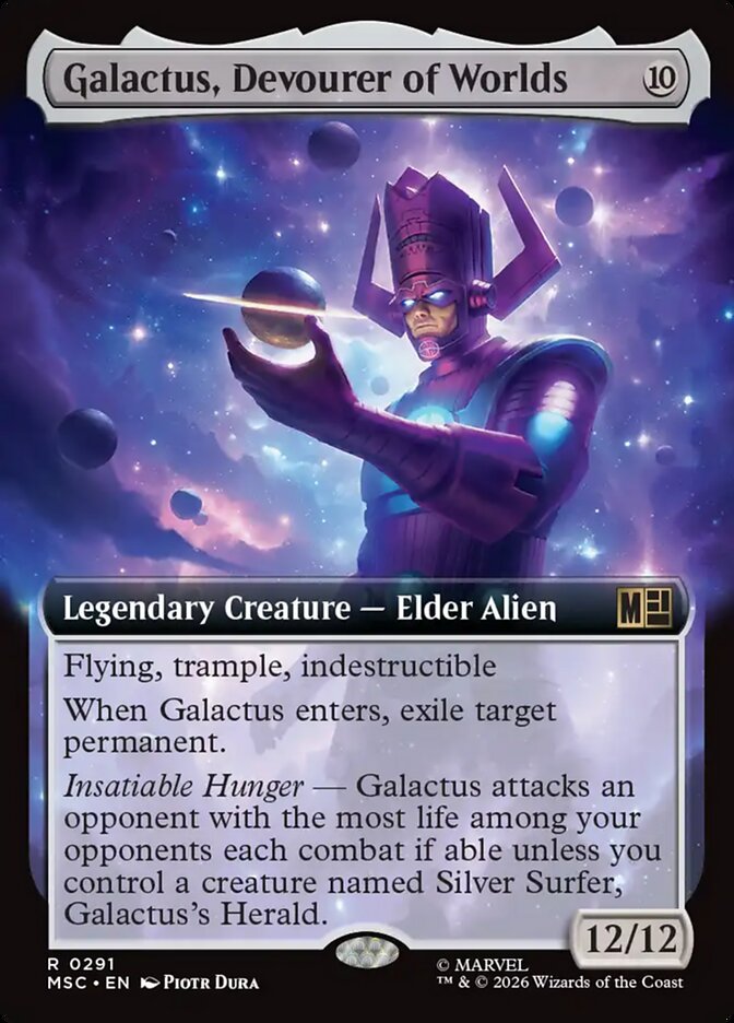 Galactus, Devourer of Worlds card front