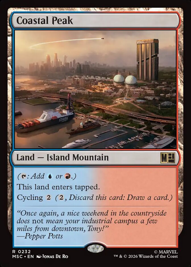 Coastal Peak card front