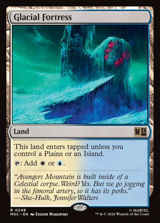 Glacial Fortress card front