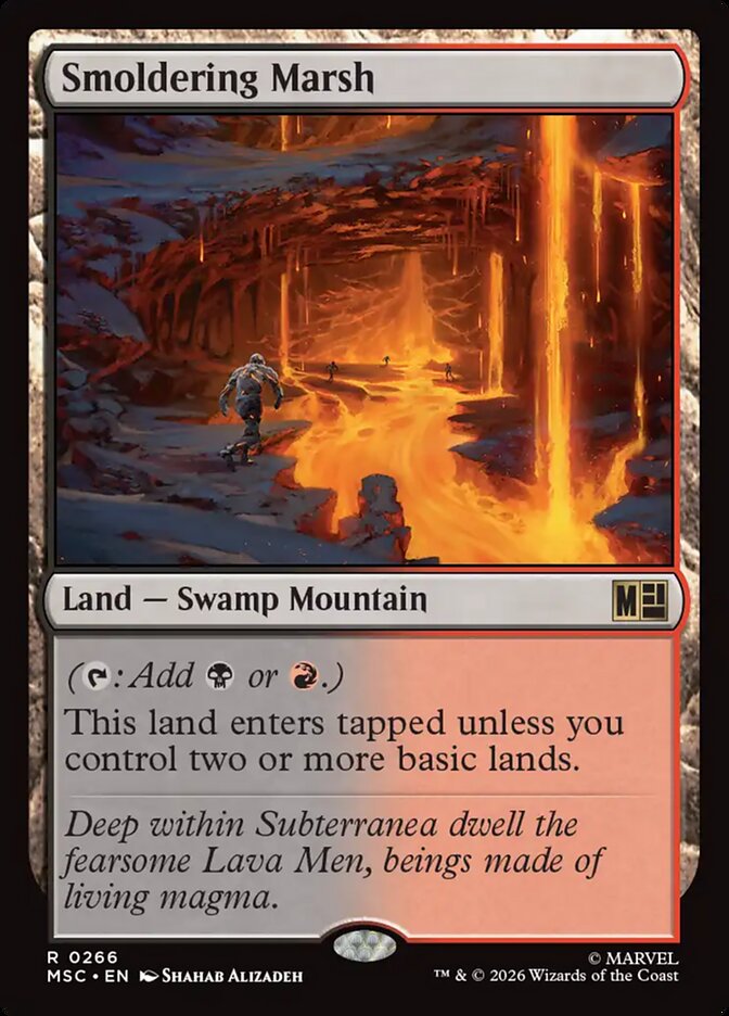 Smoldering Marsh card front