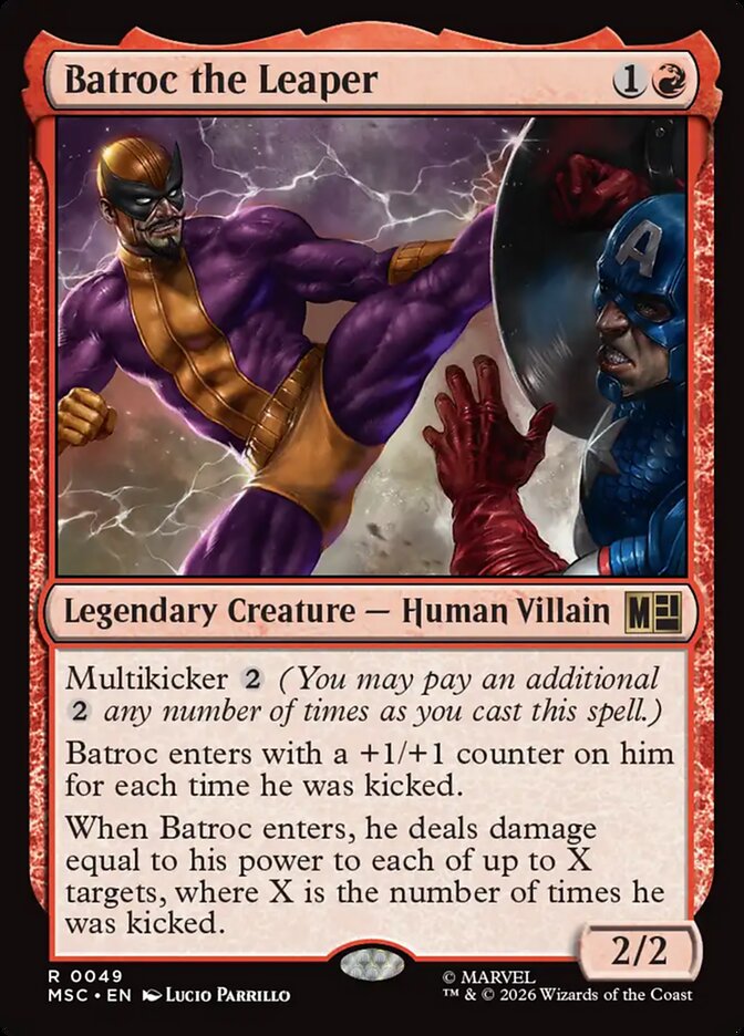 Batroc the Leaper card front