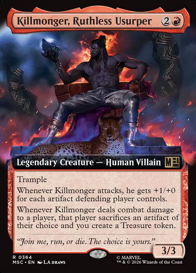 Killmonger, Ruthless Usurper card front