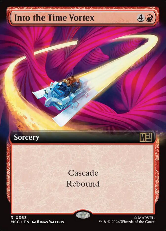 Into the Time Vortex card front