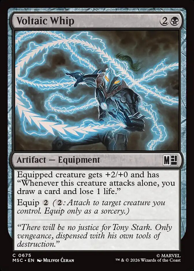 Voltaic Whip card front