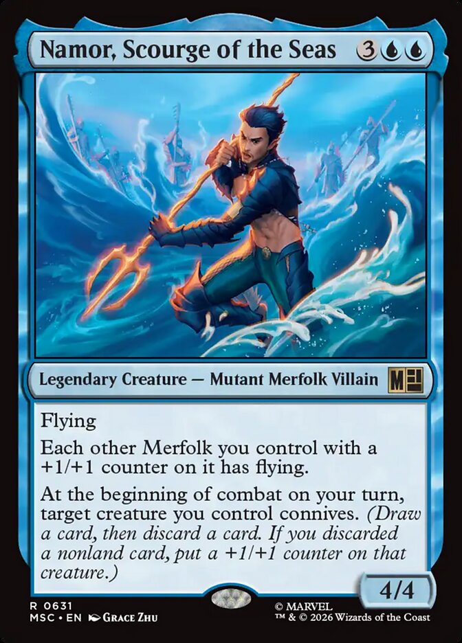 Namor, Scourge of the Seas card front