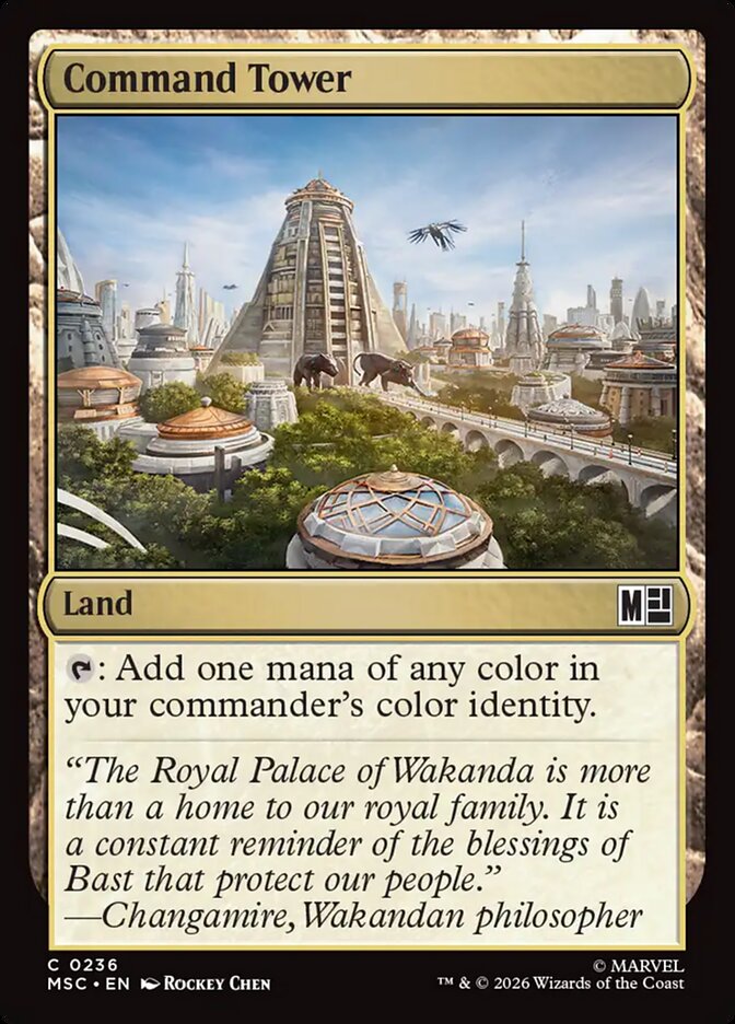 Command Tower card front