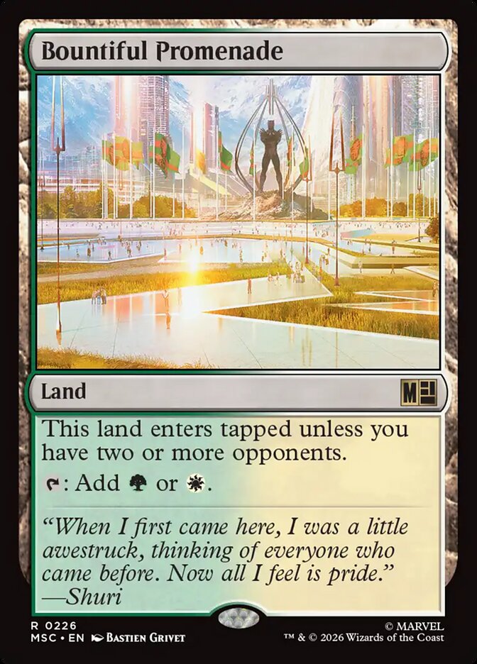 Bountiful Promenade card front