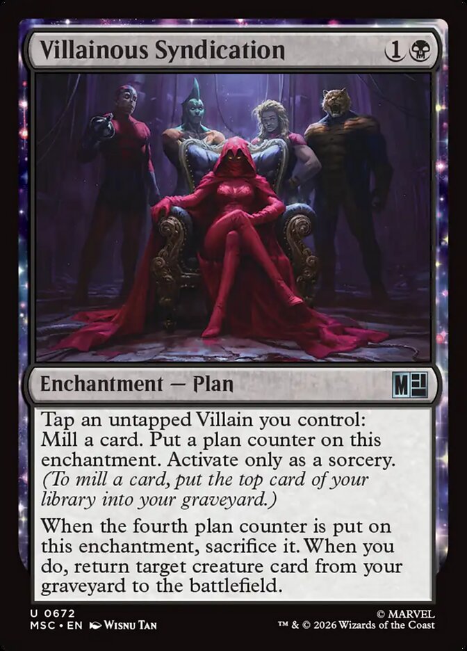 Villainous Syndication card front