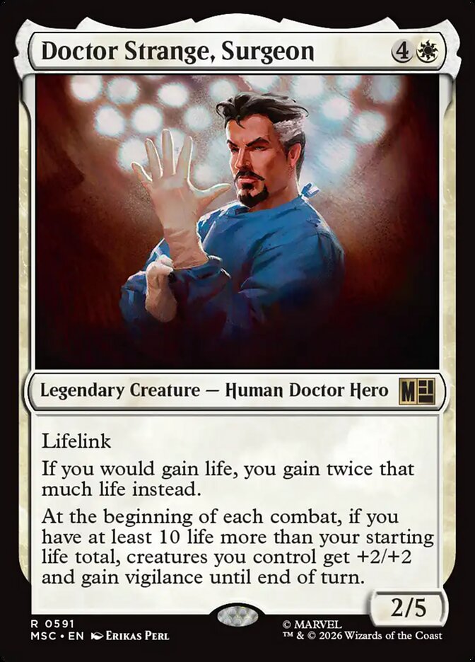 Doctor Strange, Surgeon card front