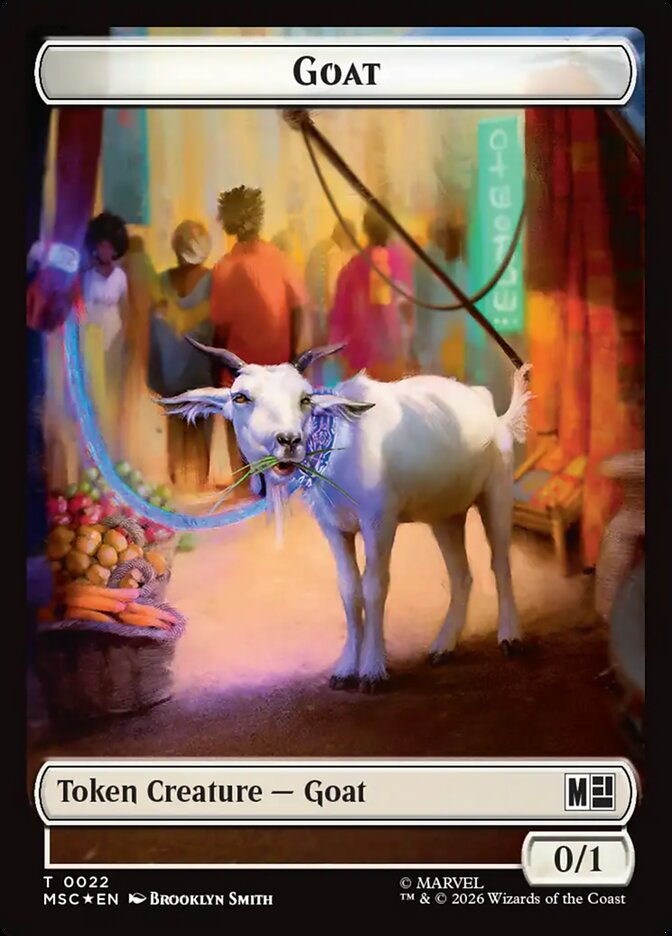 Goat card front