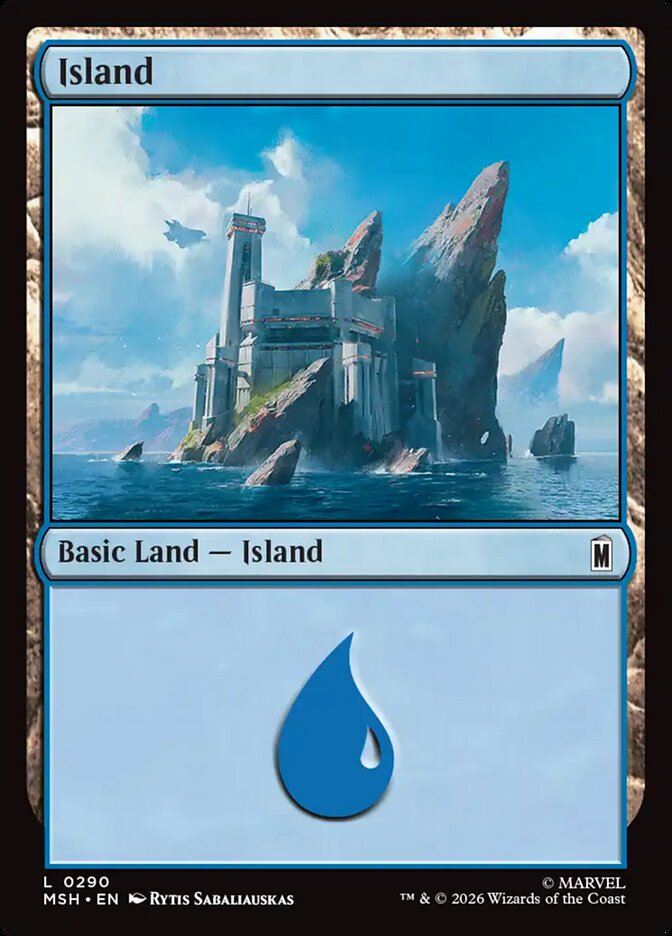Island card front