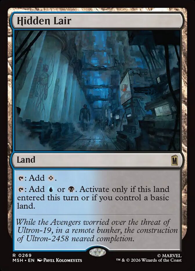 Hidden Lair card front