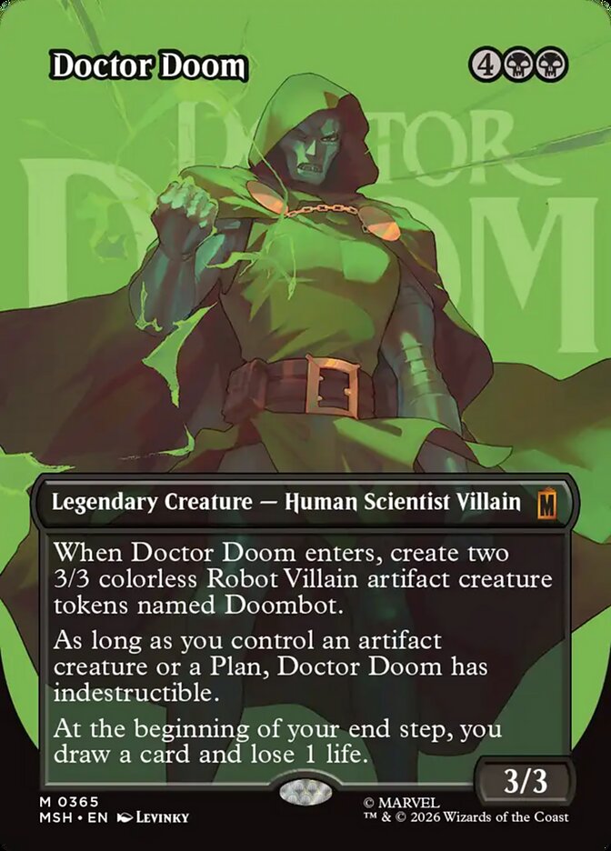Doctor Doom card front