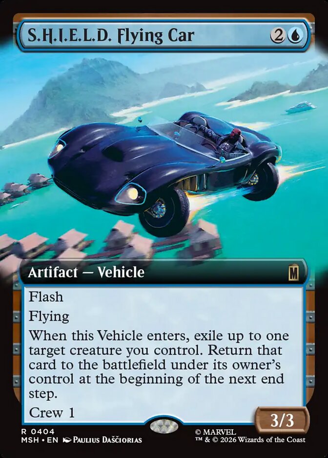 S.H.I.E.L.D. Flying Car card front