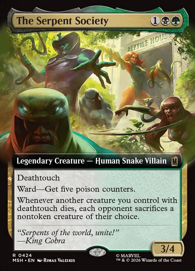The Serpent Society card front