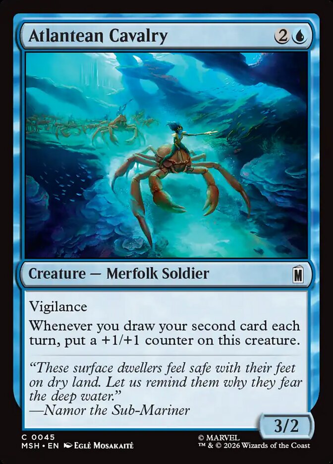 Atlantean Cavalry card front