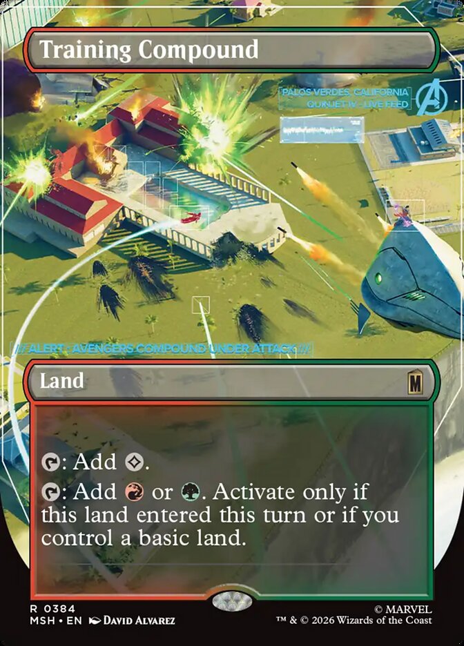 Training Compound card front