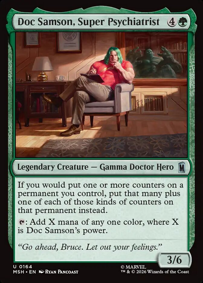 Doc Samson, Super Psychiatrist card front