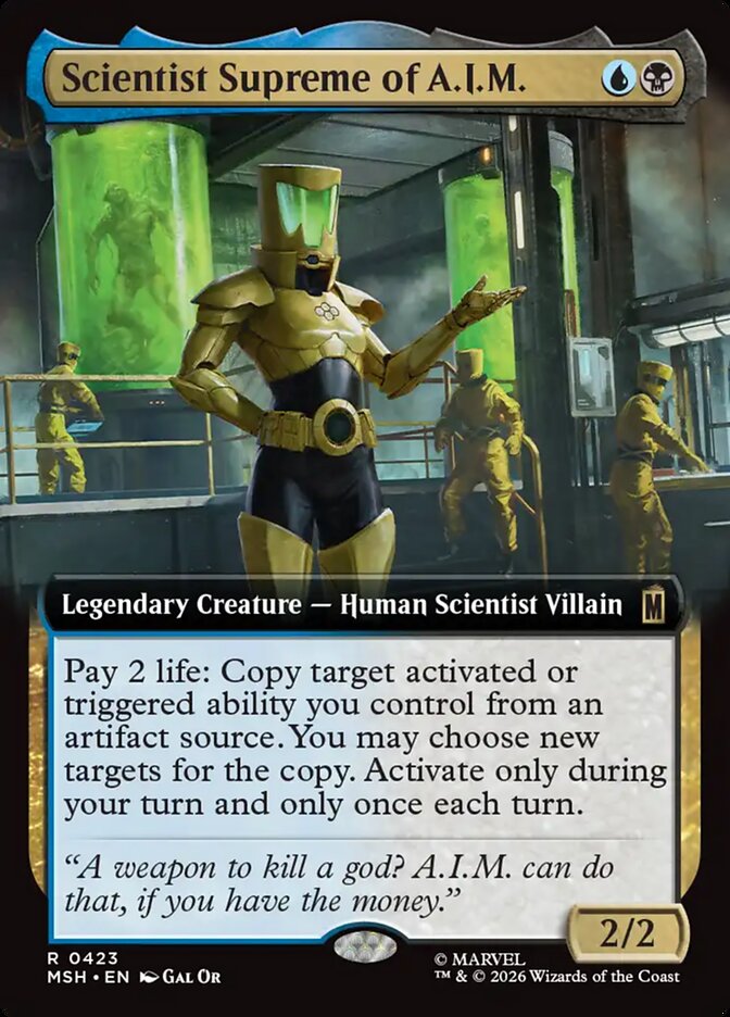 Scientist Supreme of A.I.M. card front