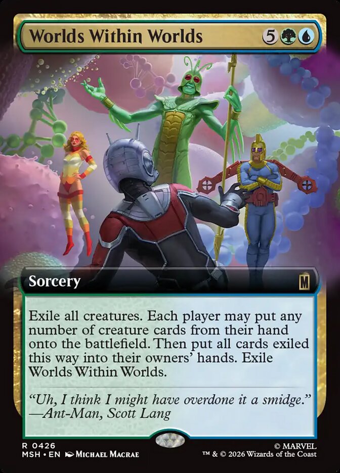 Worlds Within Worlds card front