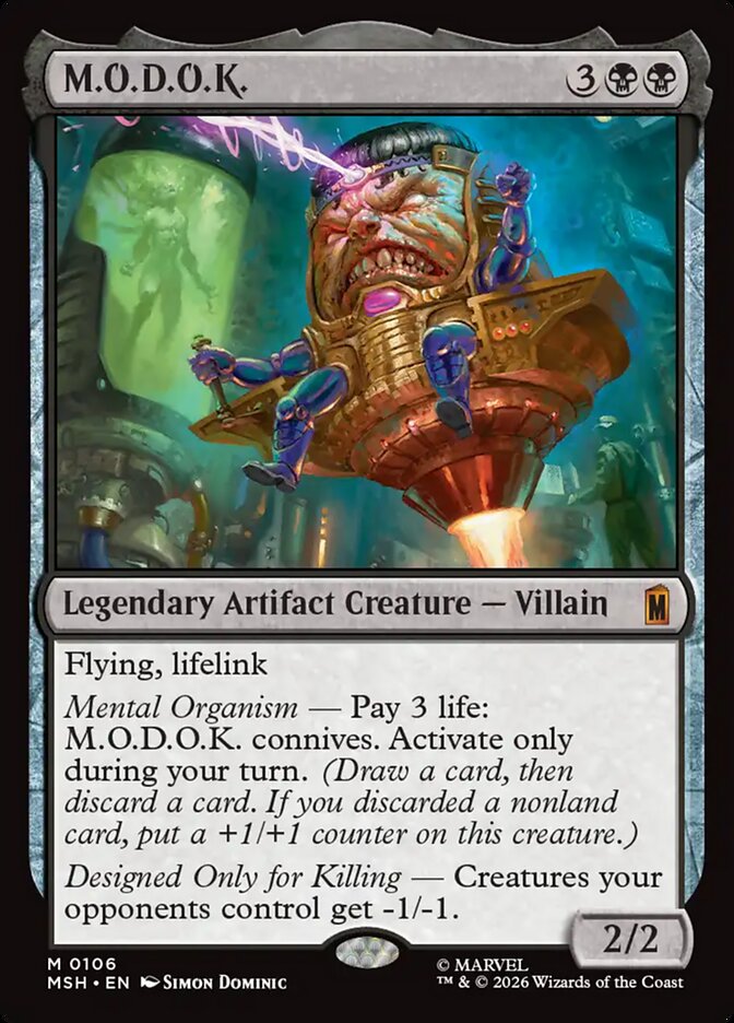 M.O.D.O.K. card front