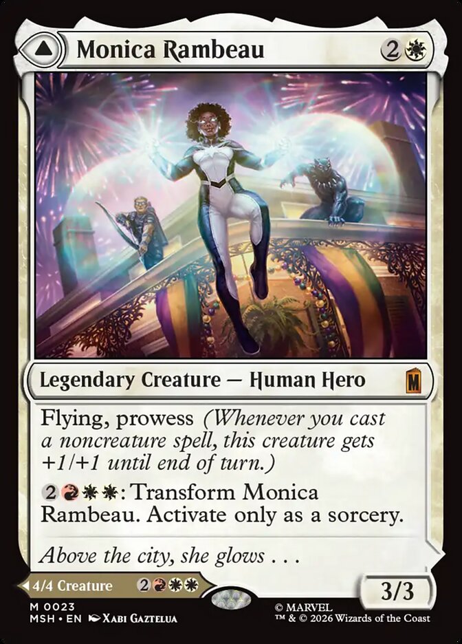 Monica Rambeau card front