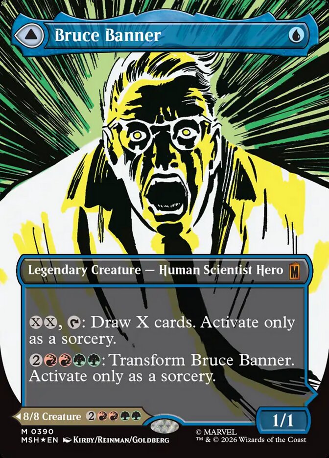 Bruce Banner card front
