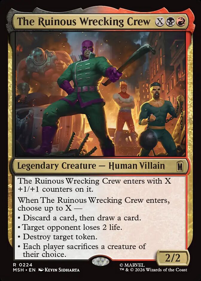 The Ruinous Wrecking Crew card front