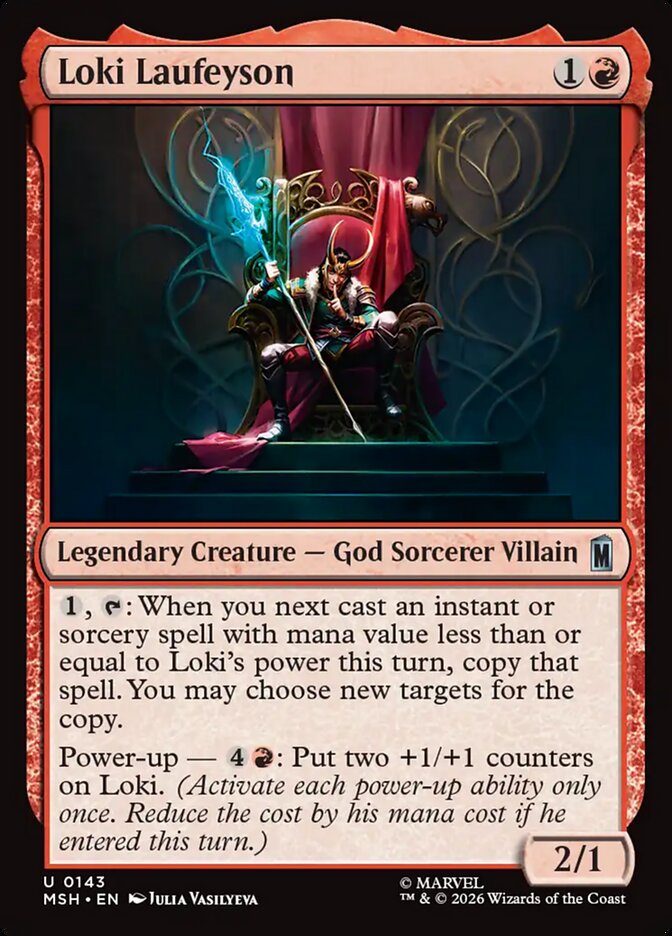 Loki Laufeyson card front