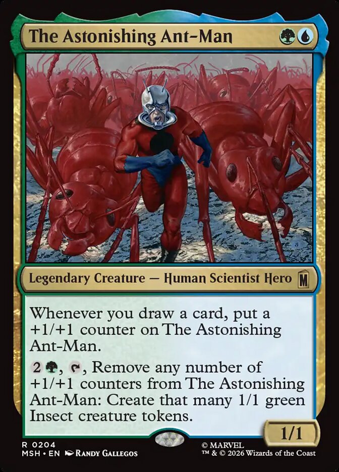 The Astonishing Ant-Man card front