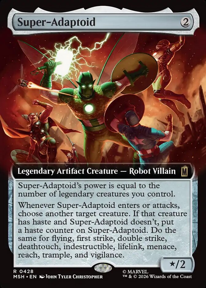 Super-Adaptoid card front