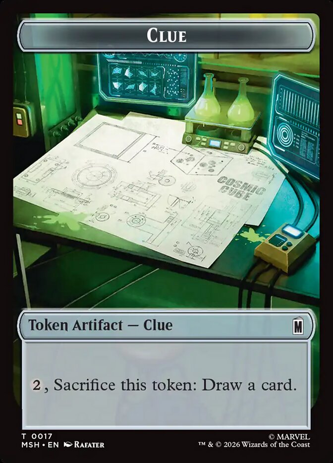 Clue card front
