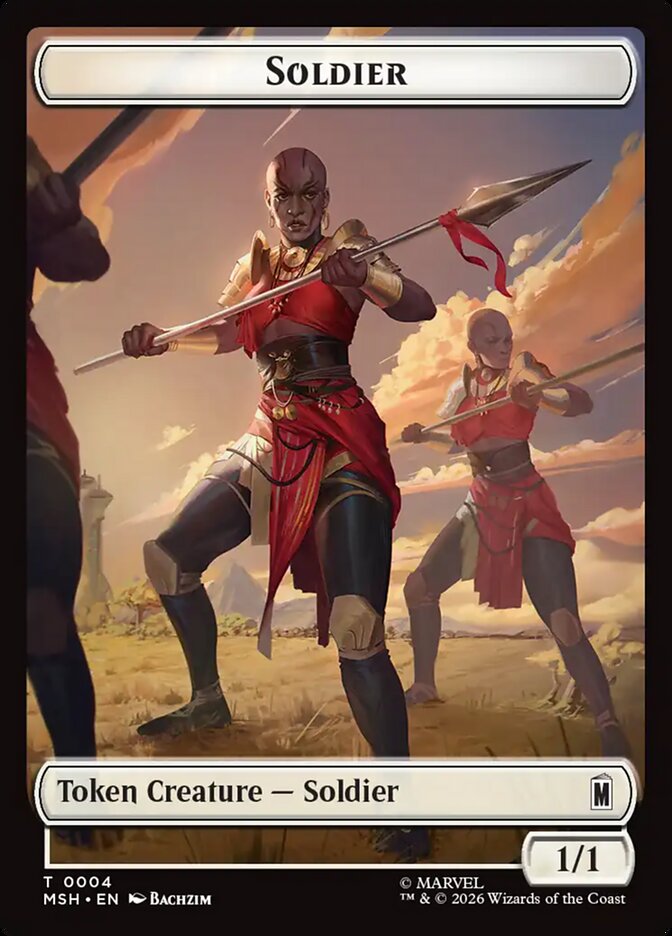 Soldier card front