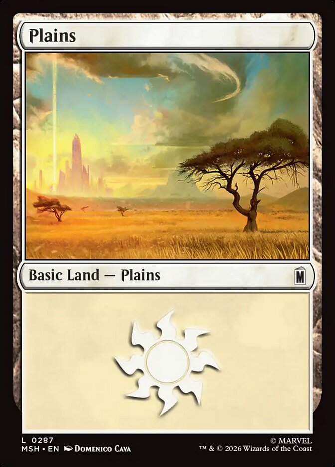 Plains card front