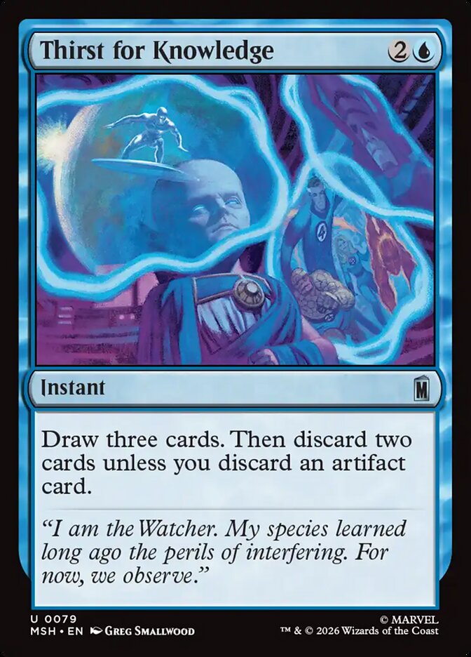 Thirst for Knowledge card front