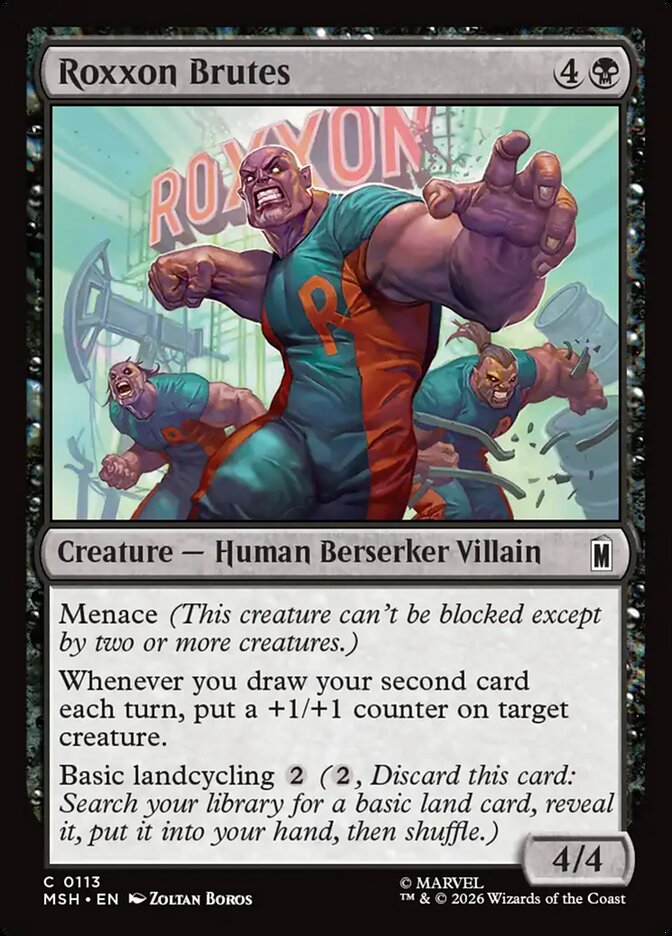Roxxon Brutes card front