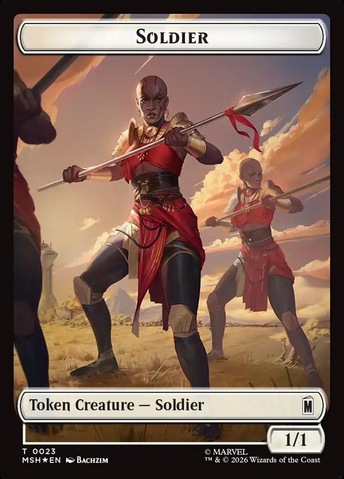 Soldier card front