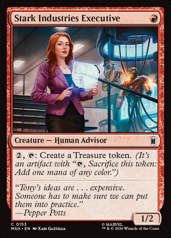 Stark Industries Executive card front