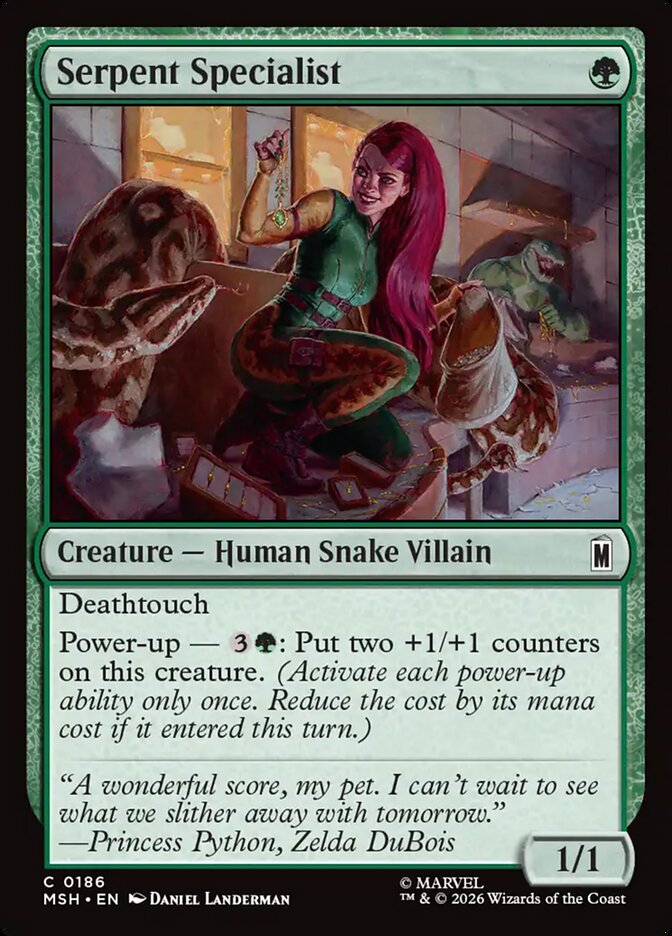 Serpent Specialist card front